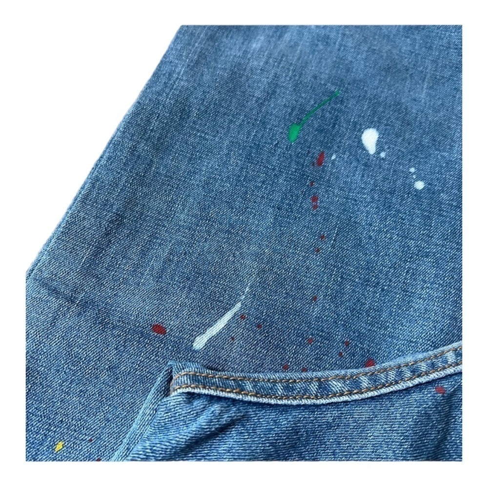 SOSOO‎ jeans 1971 Vintage men’s paint splatter jeans 38 - Picture 5 of 8
